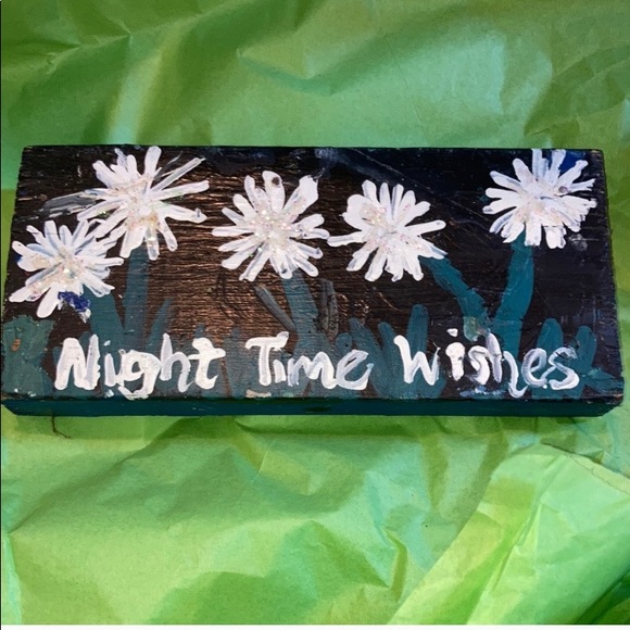 Nighttime Wishes - original Reclaimed Wood Art - Picture 1 of 1